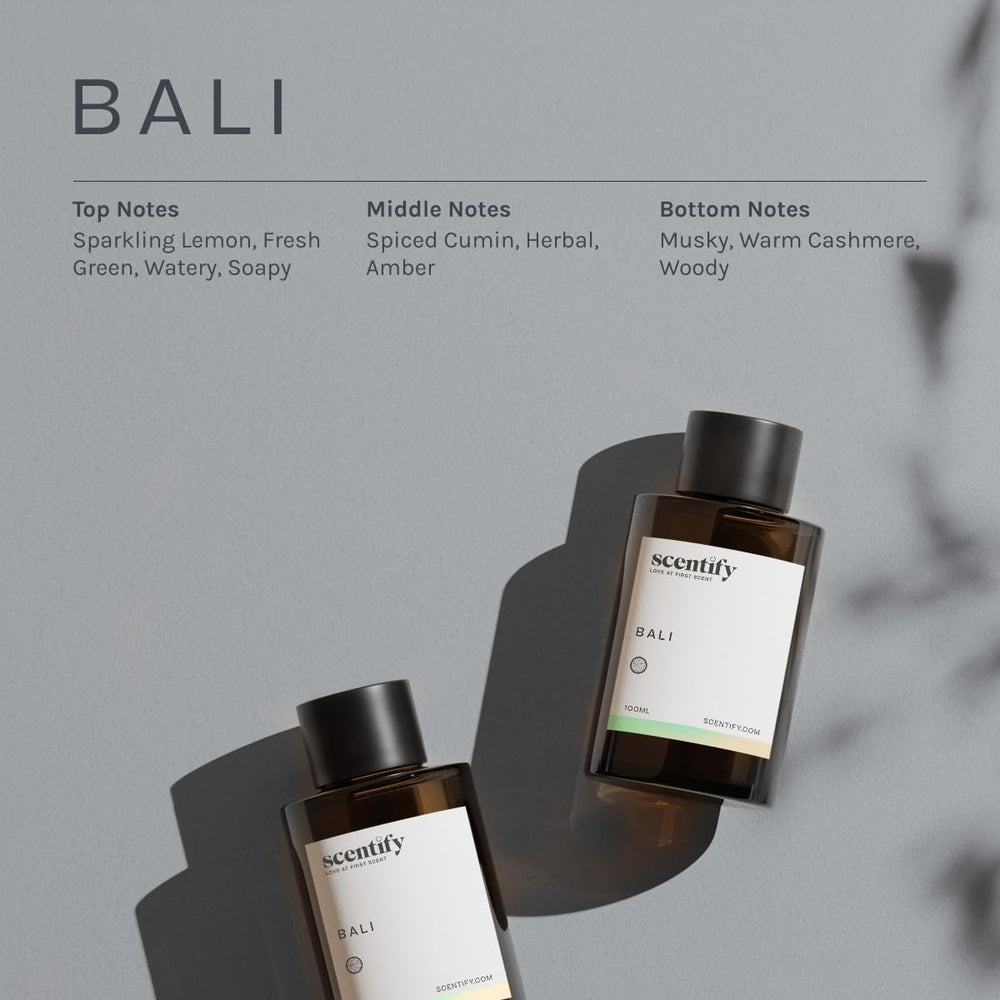 Scentify Bali aroma oil refill amber: warm middle notes create cozy, elegant room vibes.
