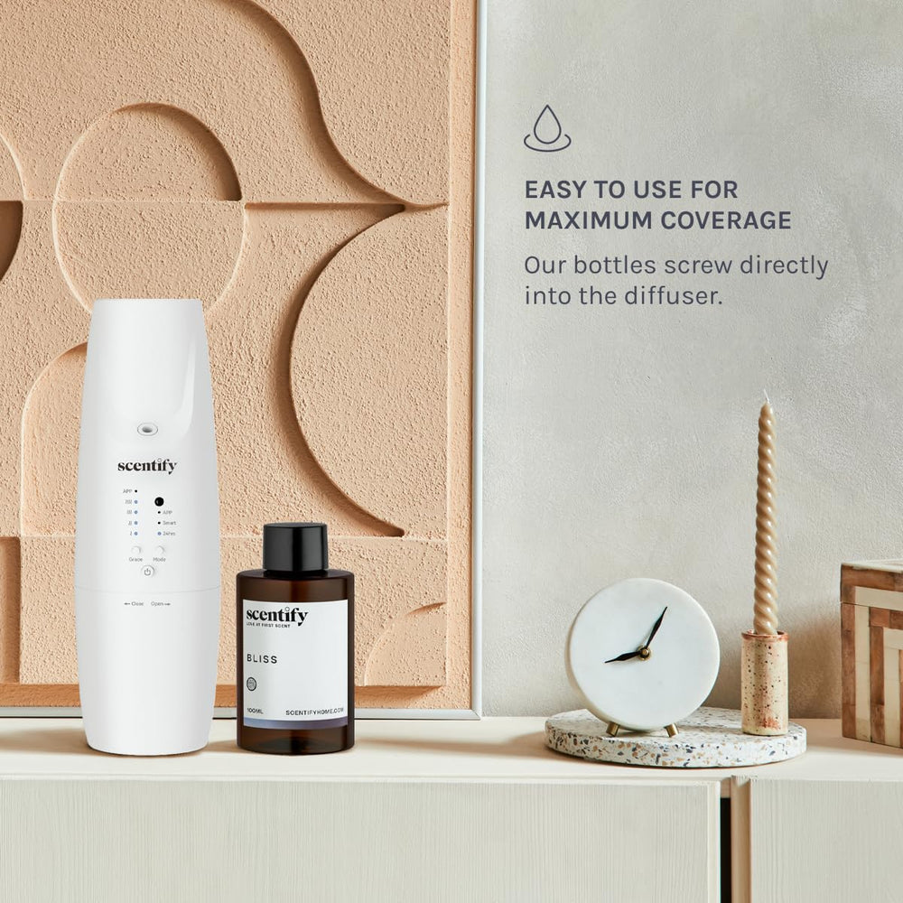 Scentify Bliss base notes cashmere musk offer lasting warmth