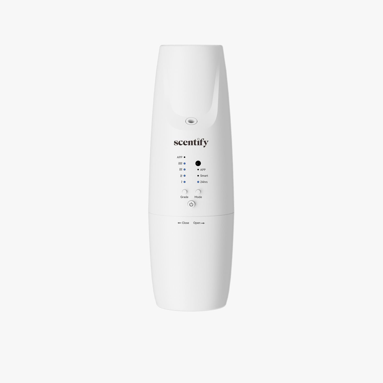 Scentify Plug-in Diffuser V2 at outlet, compact design for small rooms