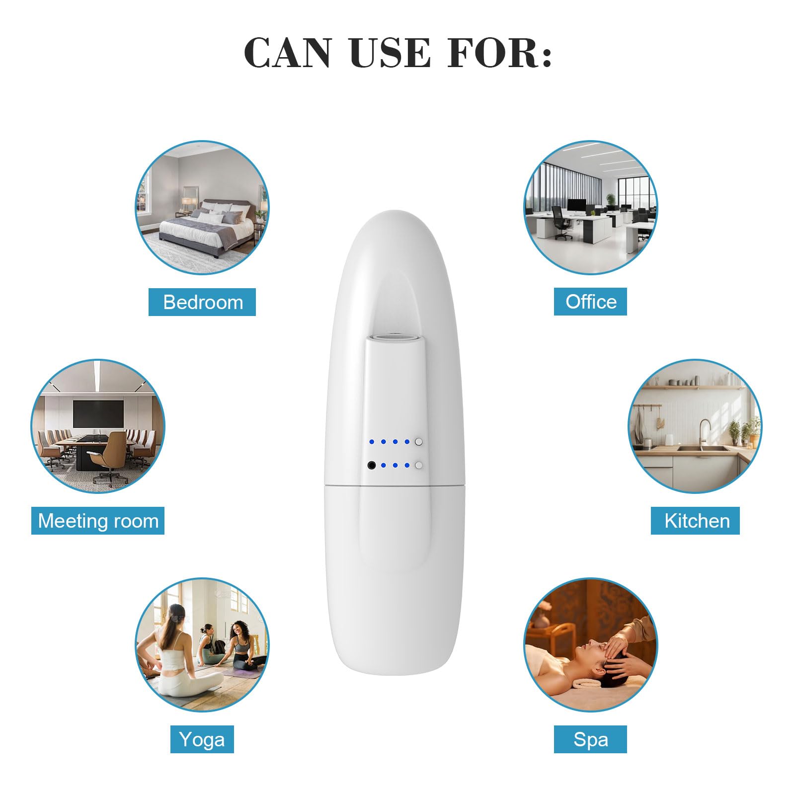 Scentiplus energy-efficient diffuser uses no heat or water.