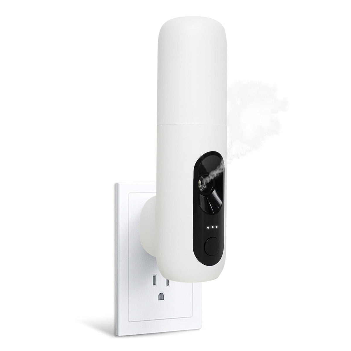 Scentiplus plug-in diffuser front view with compact design for subtle room aroma.