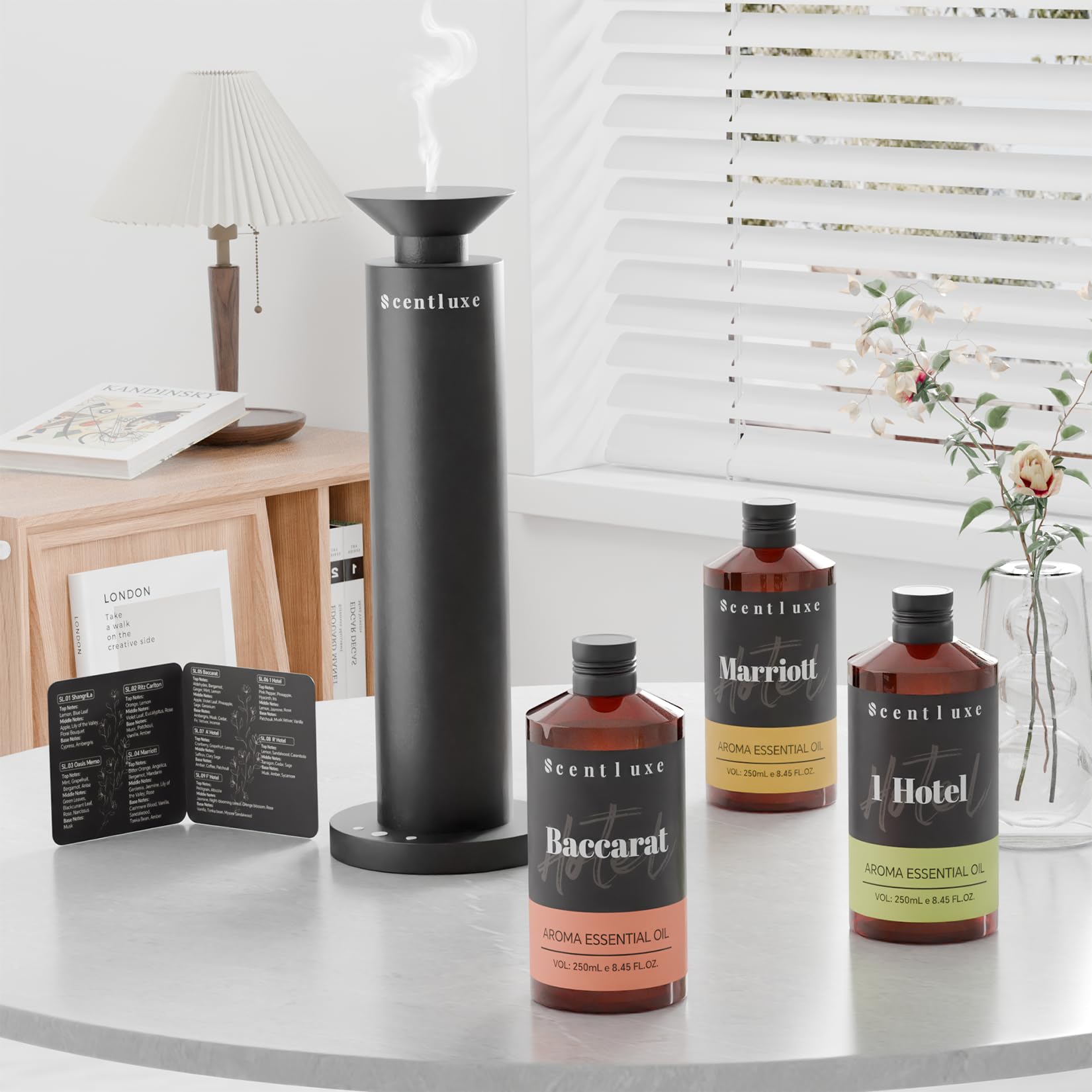 Scentluxe Baccarat bedroom ambience with soft fragrance