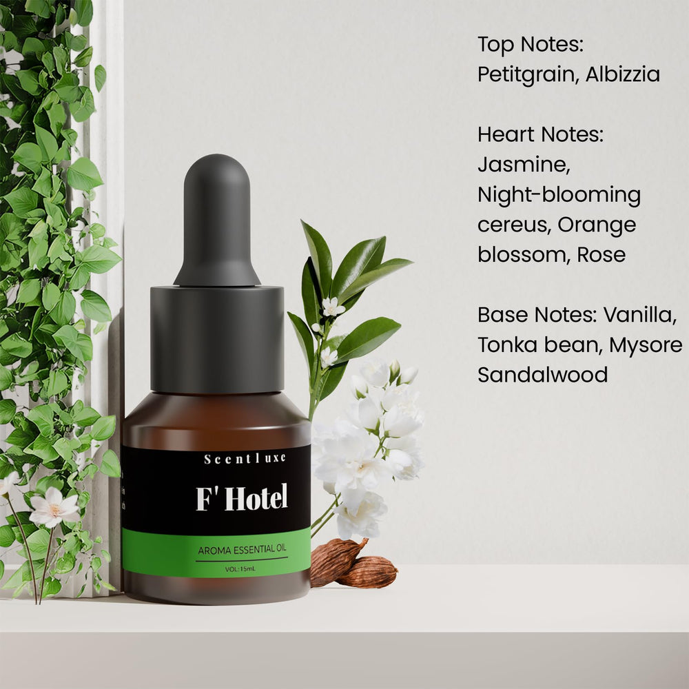 Scentluxe FHotel albizia blossom heart notes evoke elegance