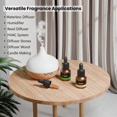 Scentluxe FHotel vanilla-tonka-sandalwood base adds warmth