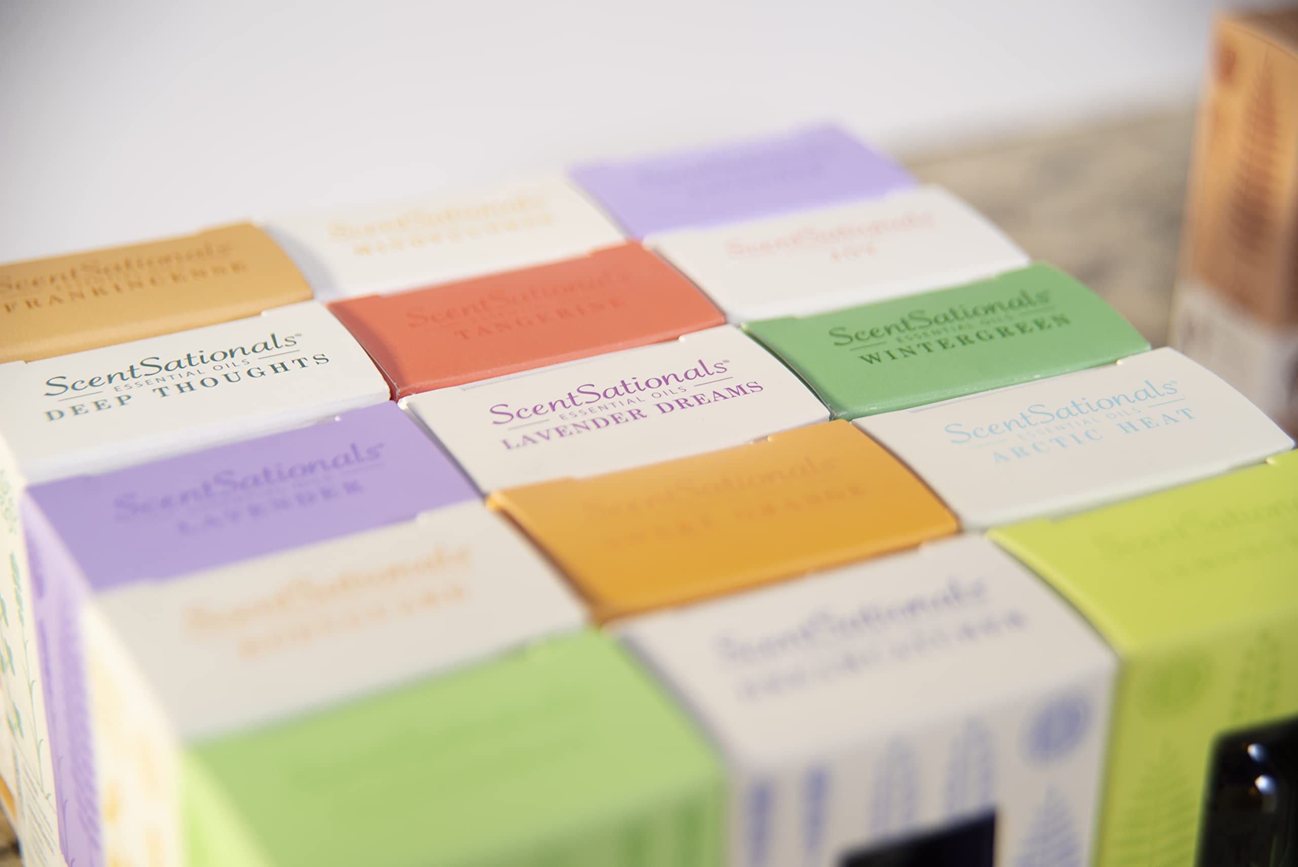 ScentSationals AromaBreeze diffuser display with grapefruit scent