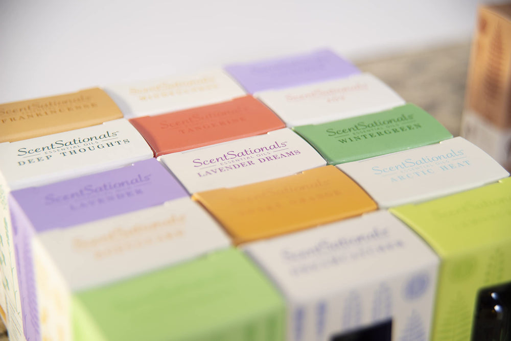 ScentSationals AromaBreeze diffuser display with grapefruit scent