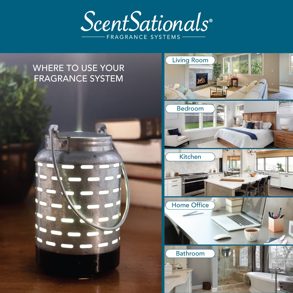 Scentsationals Eclectic Diffuser office desk setup for a refreshing workspace
