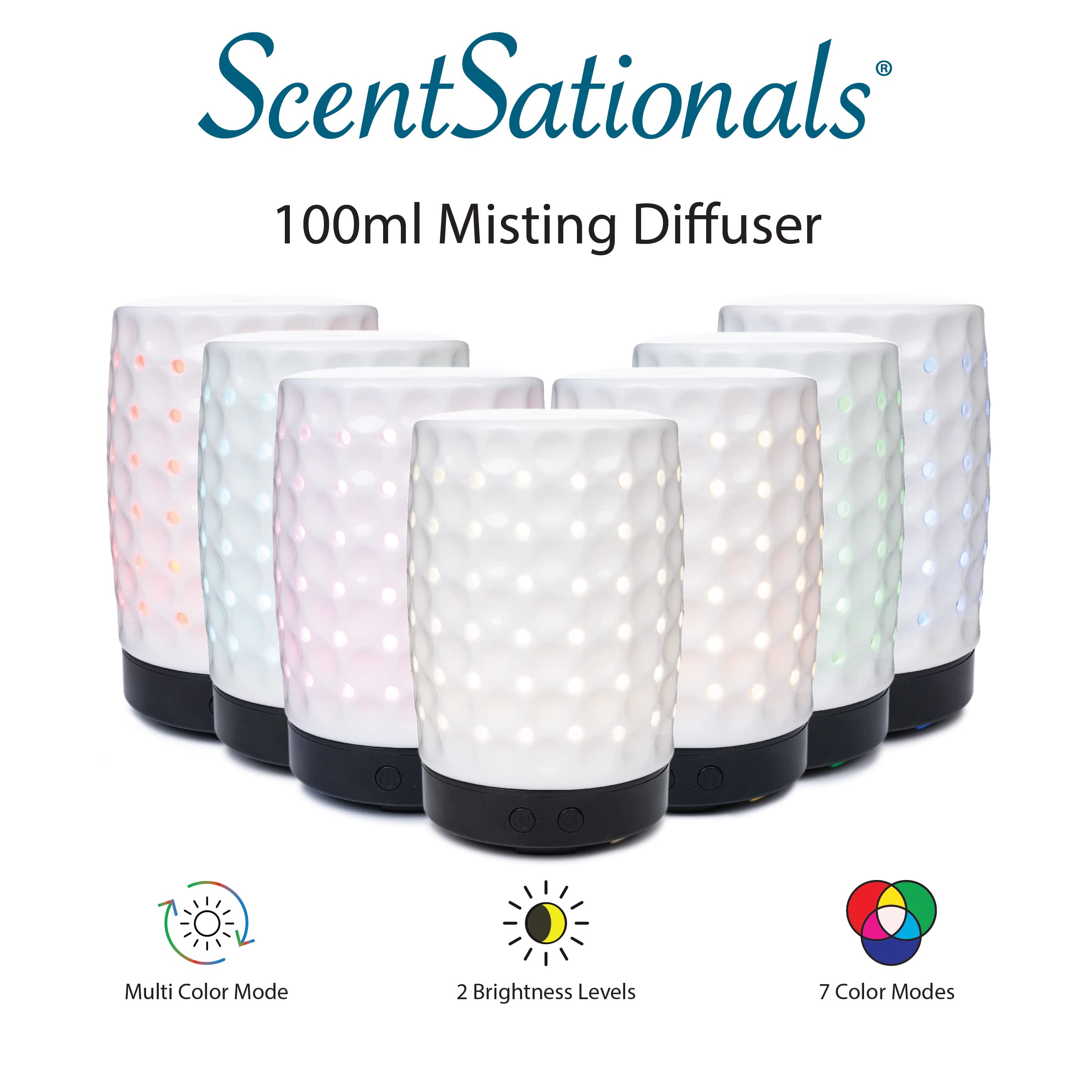 Scentsationals Eclectic Diffuser water max line indicates safe, consistent aroma diffusion