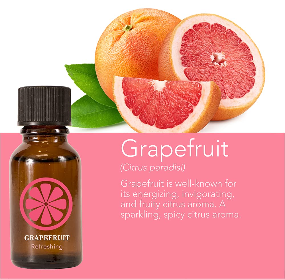 ScentSationals Grapefruit essential oil pour bottle for easy aroma drops