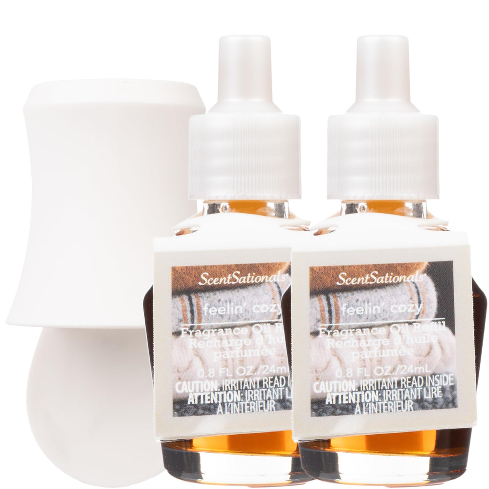 Scentsationals plug-in starter set for a ready-to-use fragrance system in home or office.