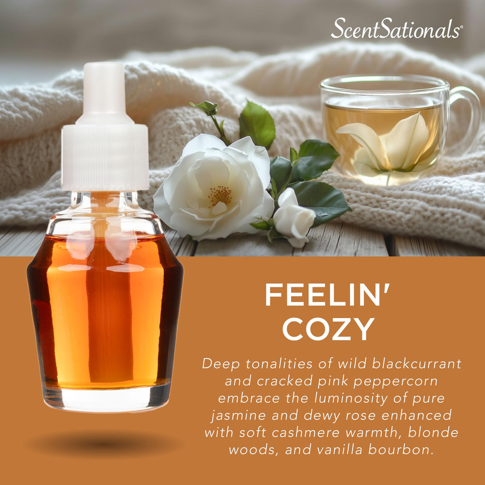 Scentsationals refill 0.8ml bottle provides weeks of continuous fragrance.