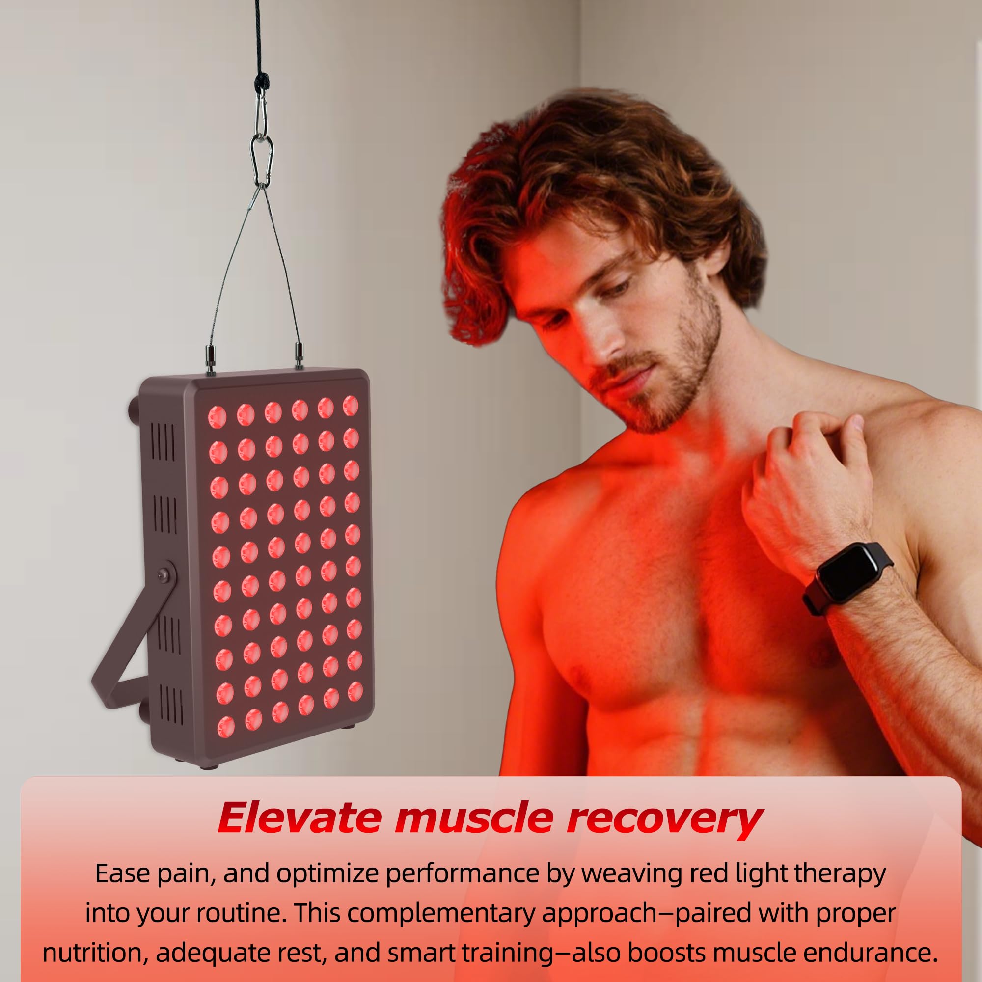 SCESFU red light panel 0–20 minute timer supports customizable sessions.