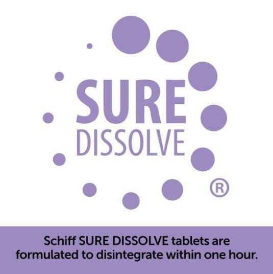 Schiff Glucosamine 2000mg ingredients label close-up.