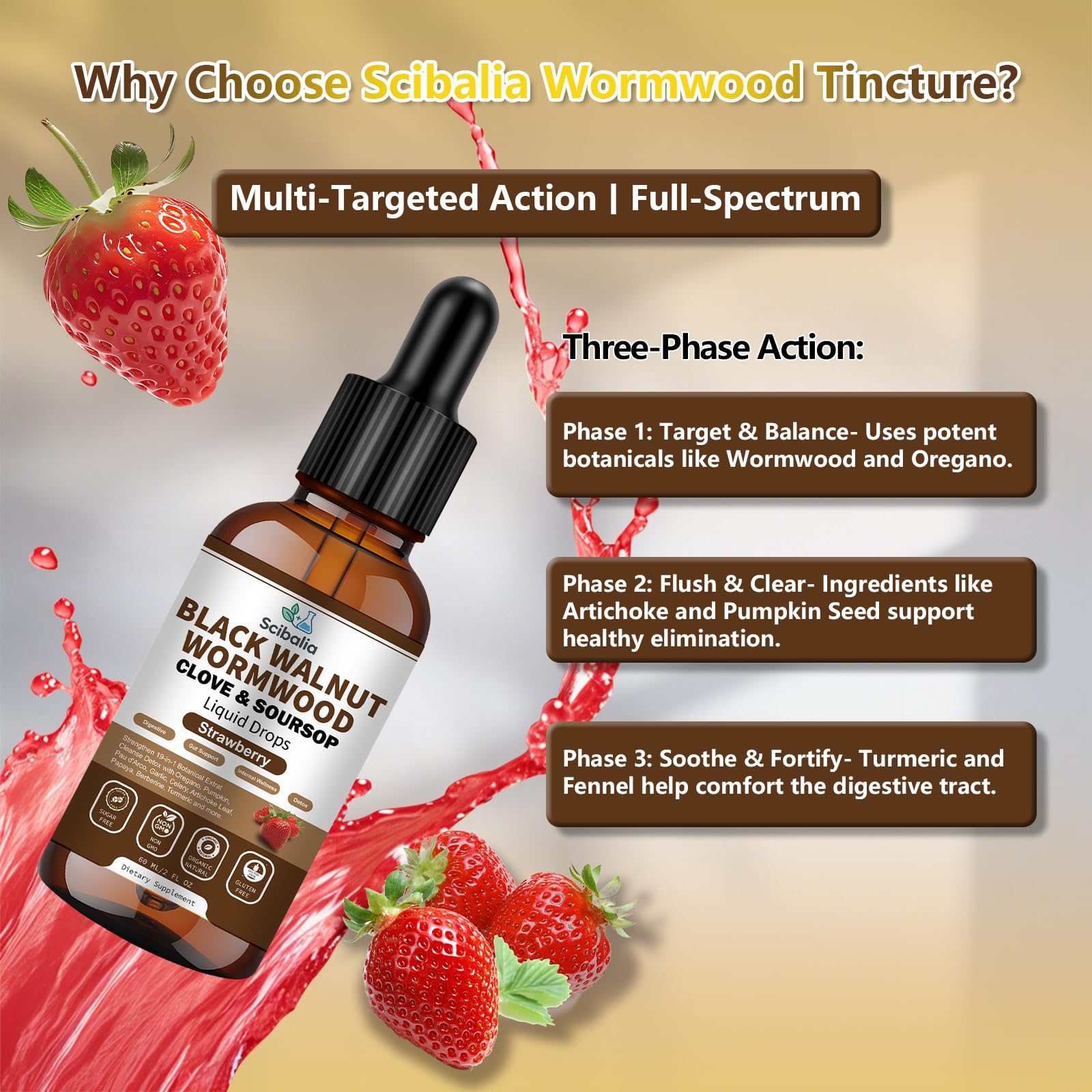 Scibalia clove bud ingredient emphasizes aroma and balance.