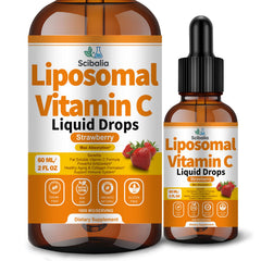 Scibalia liposomal vitamin C dropper bottle showing high absorption potential for daily immunity.
