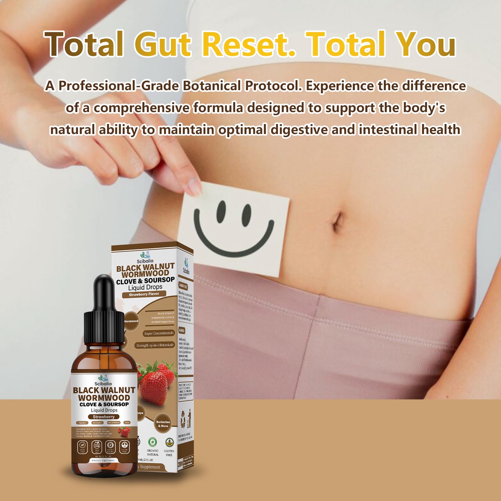 Scibalia pau d arco ingredient highlights herbal potency.