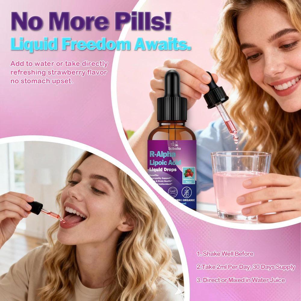 Scibalia R-ALA stabilized formula for active lifestyles and sustained energy support.
