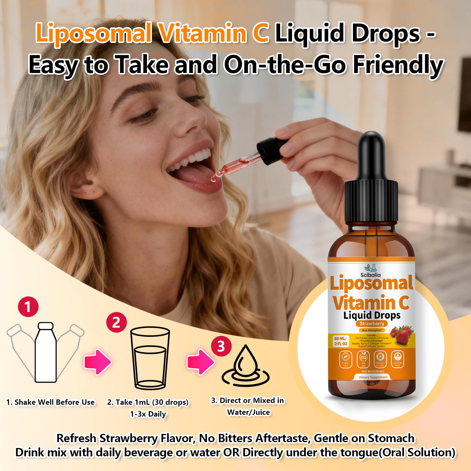 Scibalia travel-friendly drops kit supports on-the-go wellness and convenience.