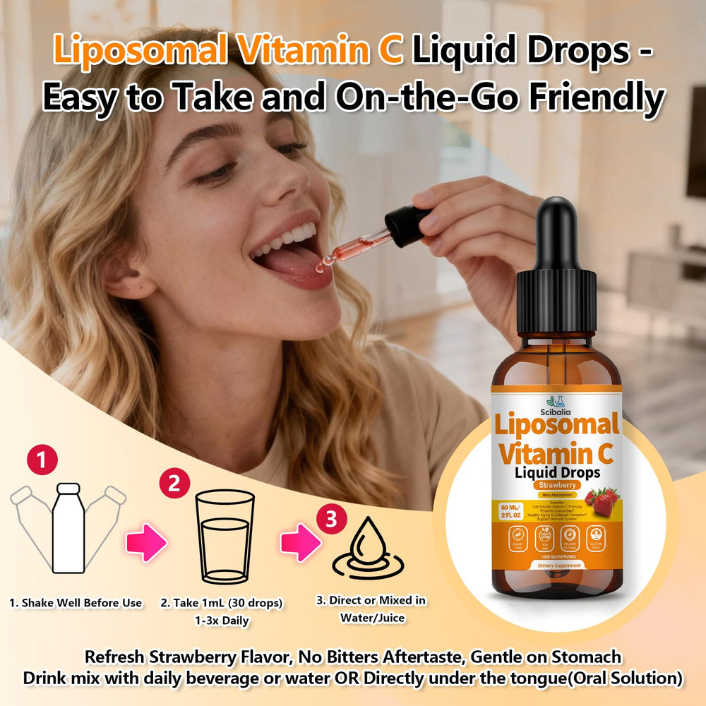 Scibalia travel-friendly drops kit supports on-the-go wellness and convenience.