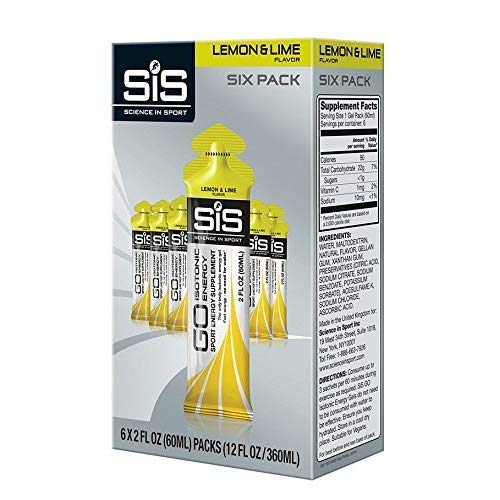 Science in Sport SIS gel lemon-lime with isotonic formula supports digestion during activity.