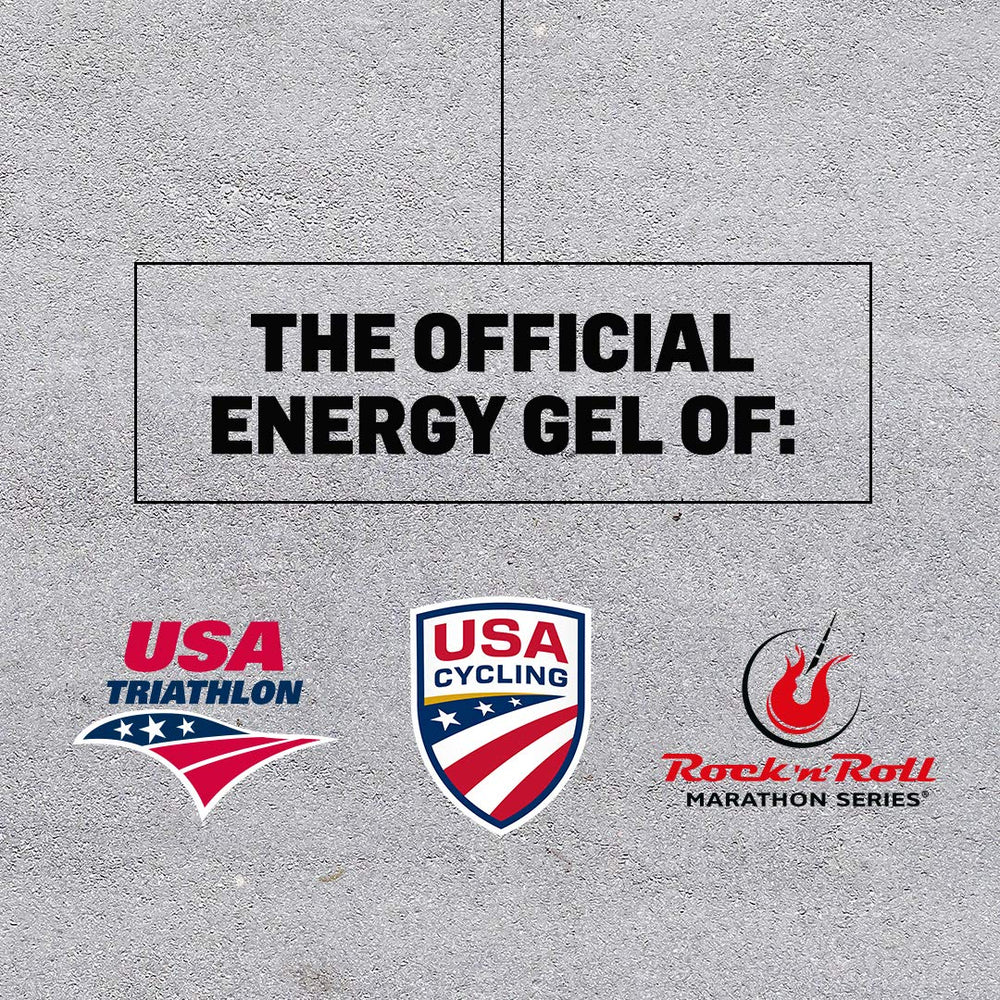Science in Sport energy gel lemon-lime pack in hand during training for a quick carb boost.