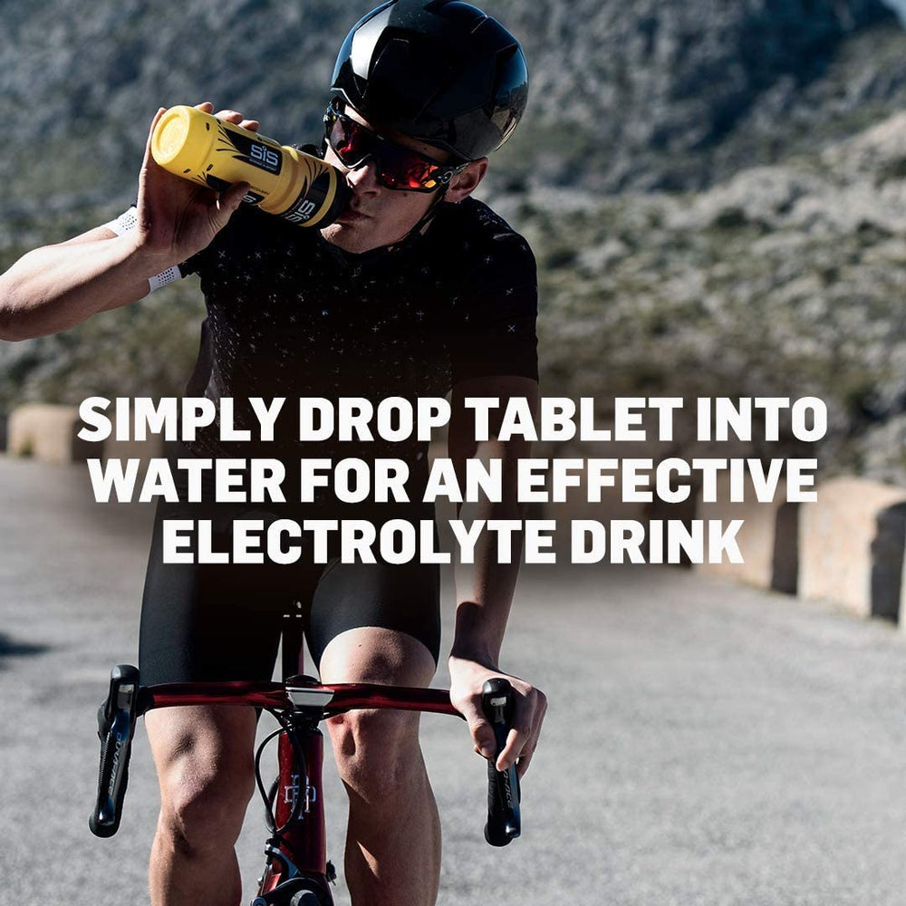 Science in Sport Hydro effervescent tablet fizzing in water for refreshing hydration