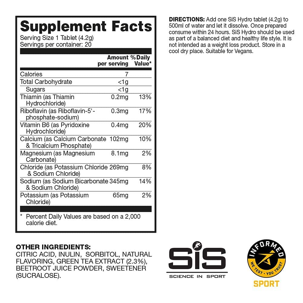 Science in Sport Hydro endurance hydration during running and cycling workouts