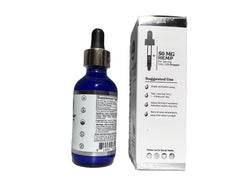 Science-Rite Nano water-soluble hemp drops close-up highlighting mint flavor and precise dropper