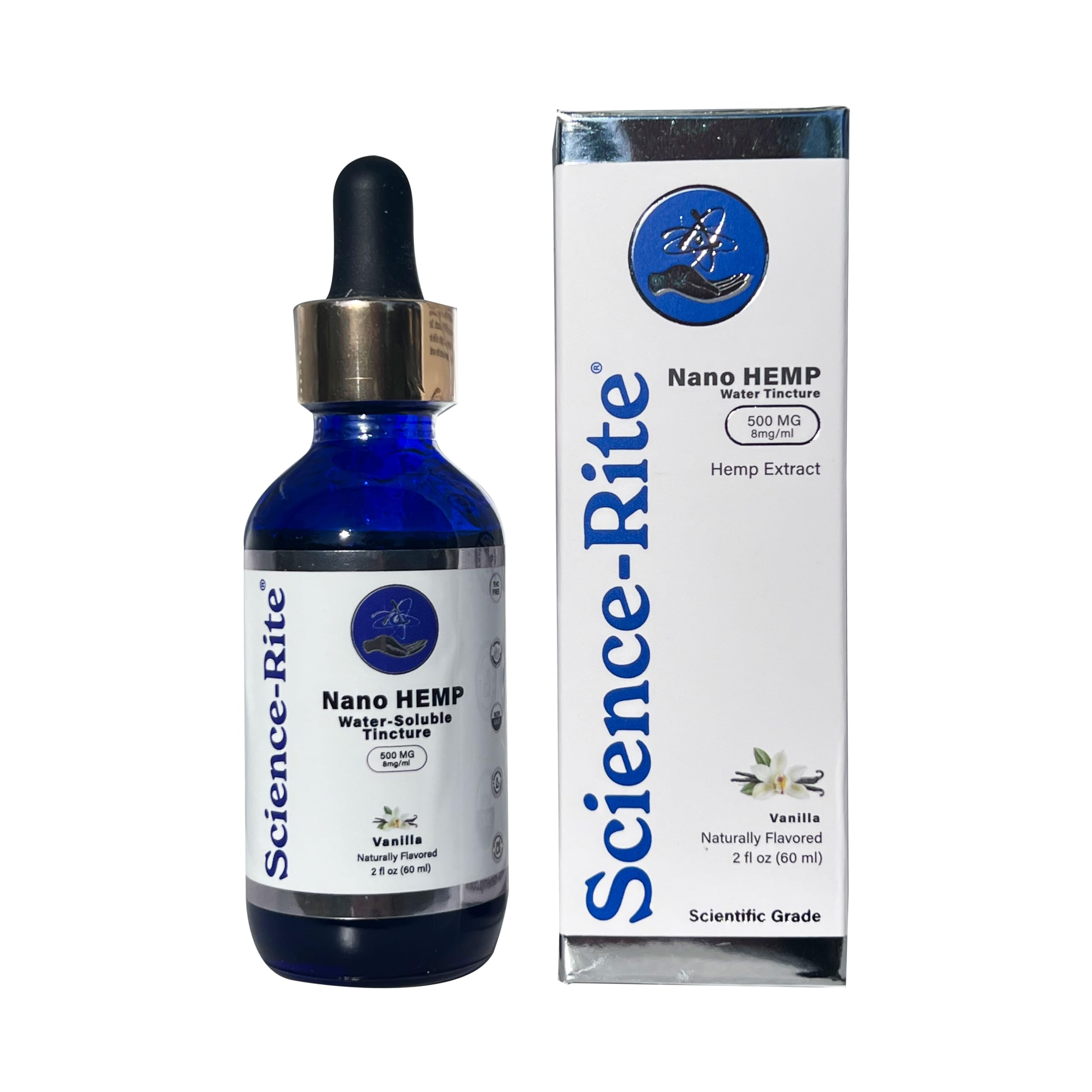 Science-Rite label closeup emphasizes vegan non-GMO ingredients and scientific-grade formulation.