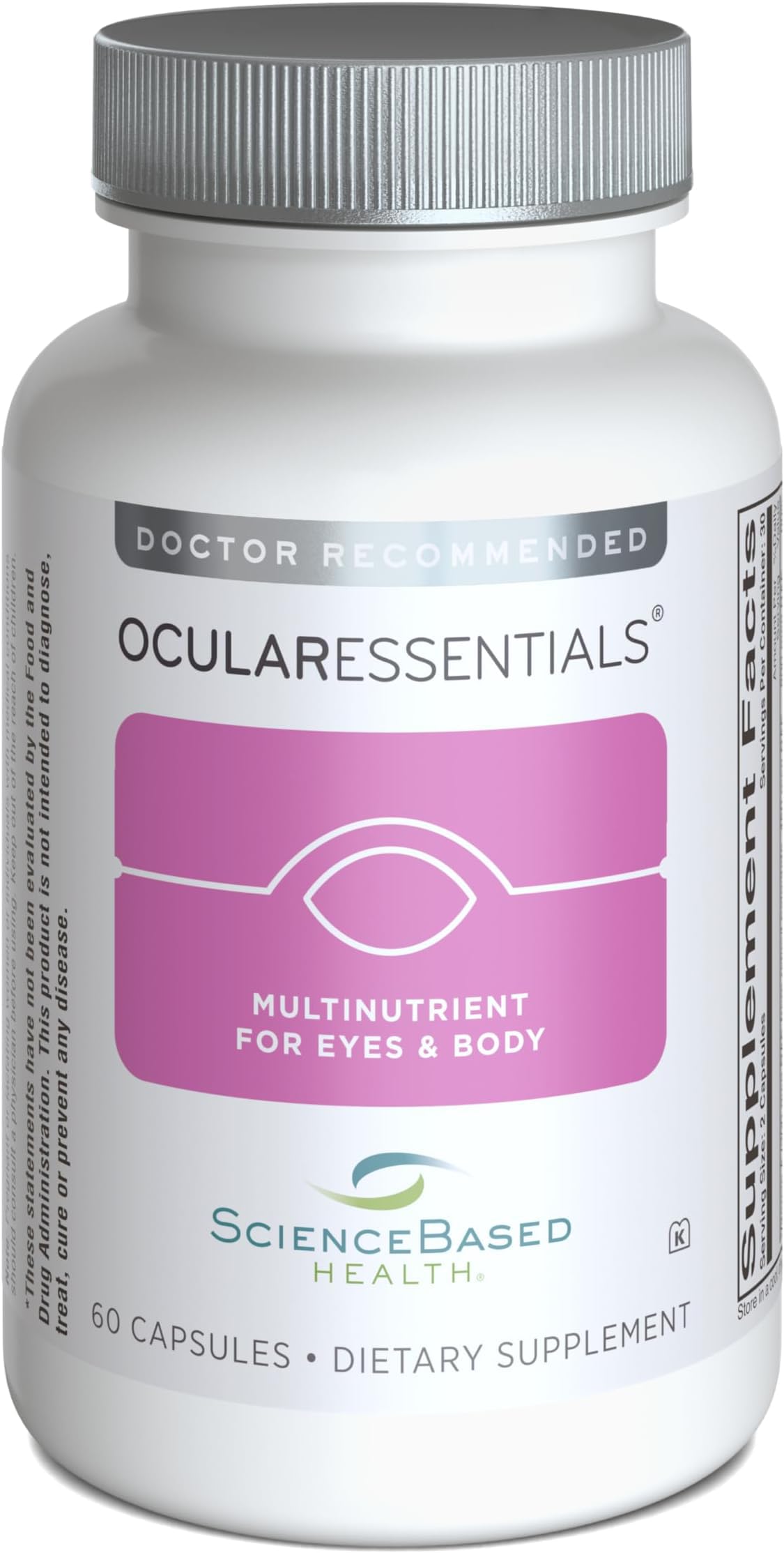 ScienceBased Health OcularEssentials bottle front for daily eye health support.
