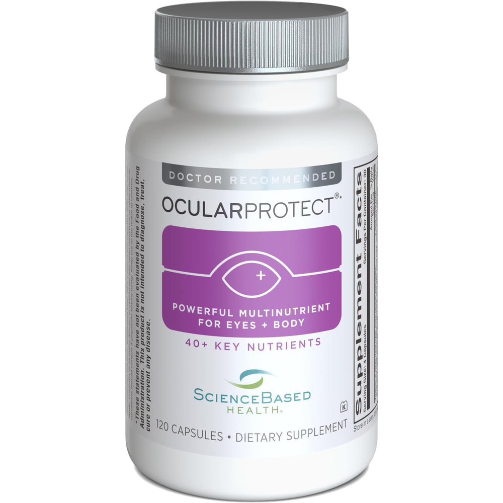 ScienceBased Health OcularProtect bottle front for daily eye nutrition.