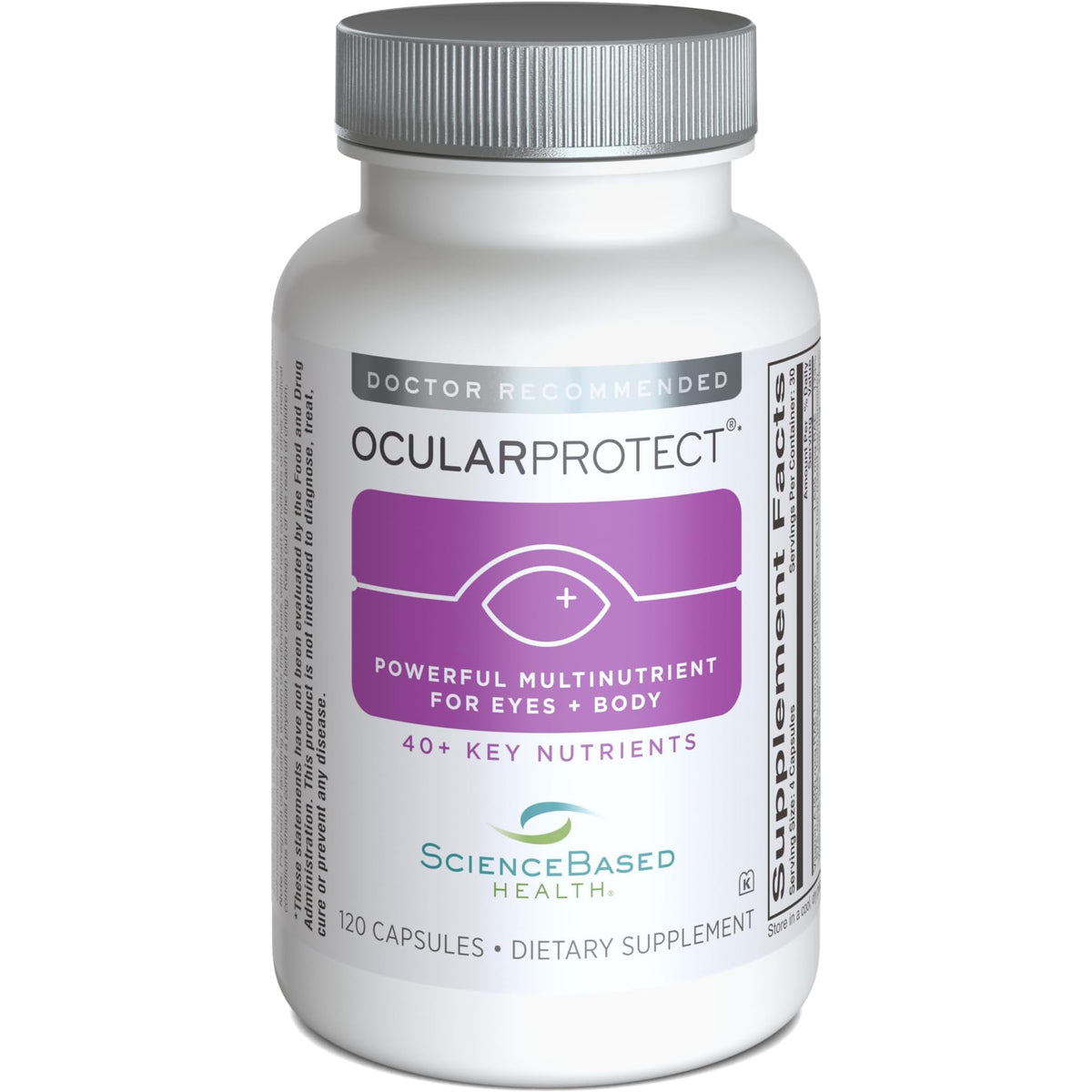 ScienceBased Health OcularProtect bottle front for daily eye nutrition.