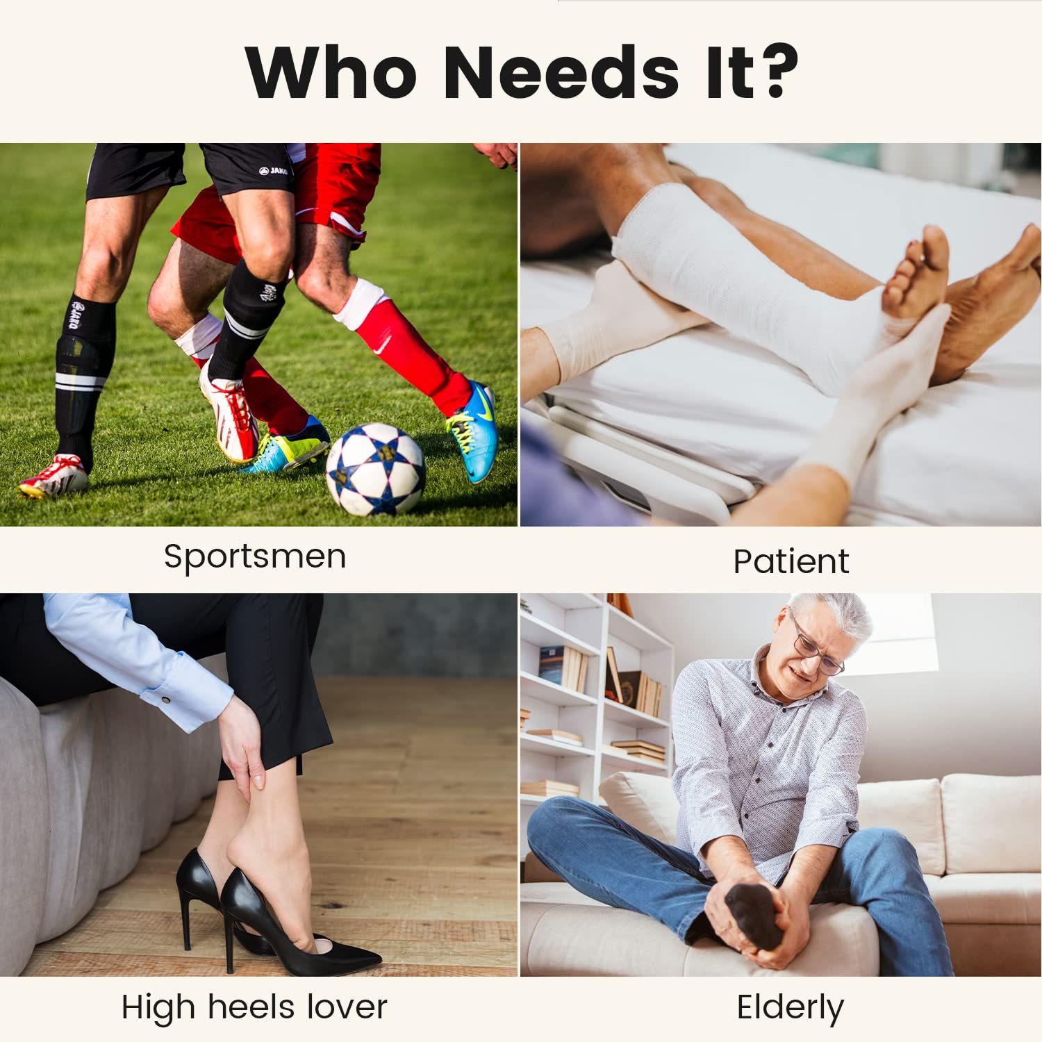 Scienlodic comfort‑fit foot wrap with breathable fabric and odor control.