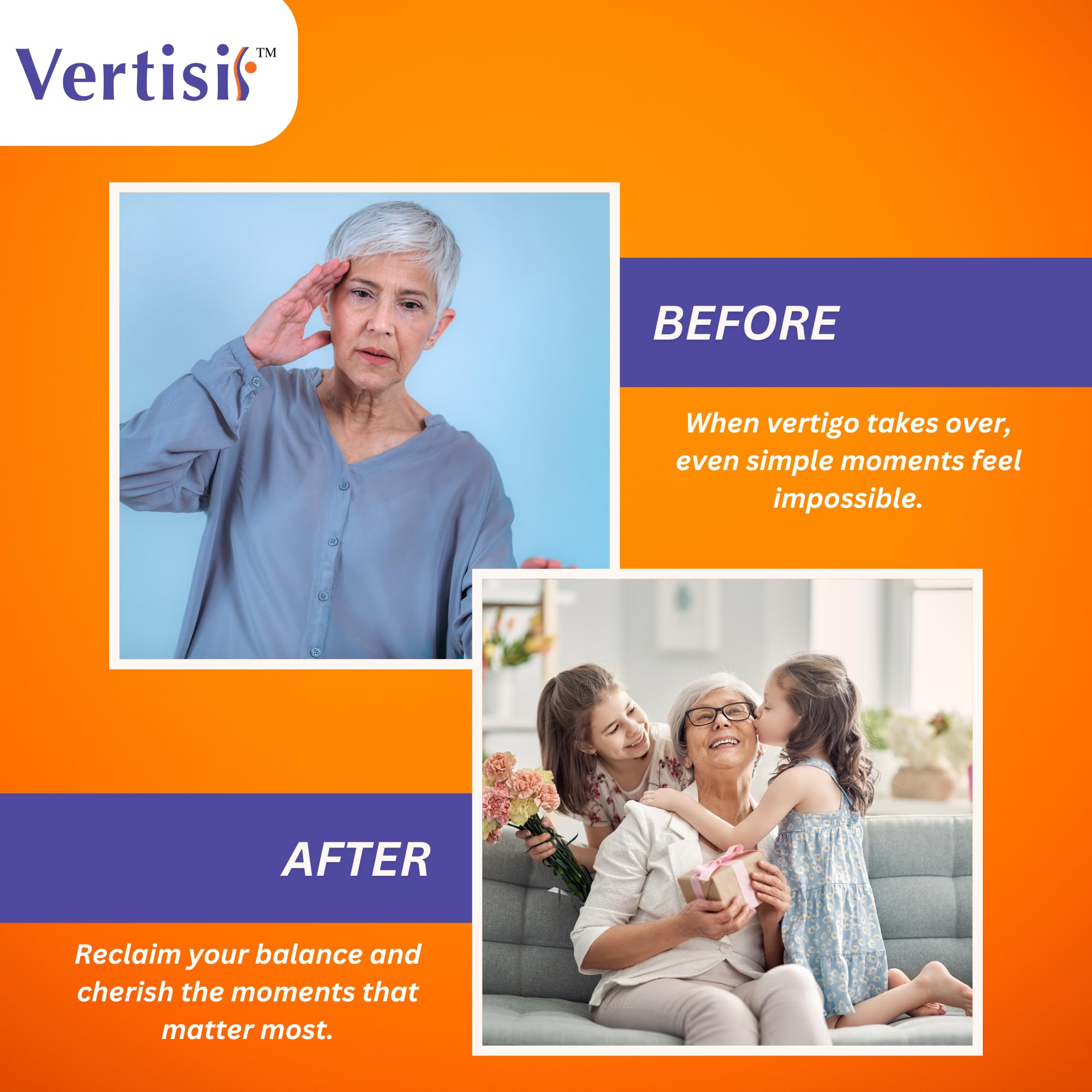 Scientific Health Vertisil branding with label detail indicating quality and care.