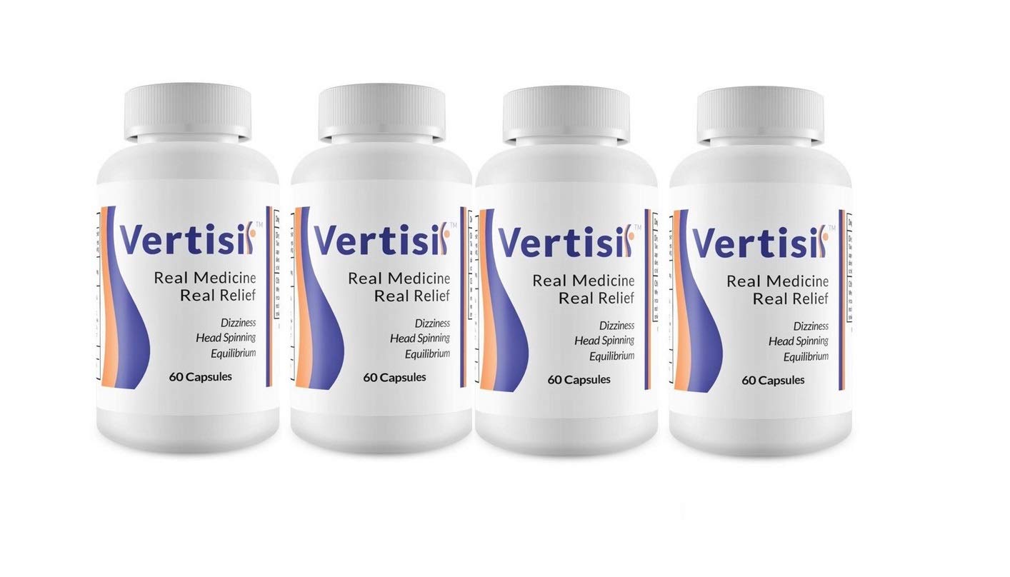 Scientific Health Vertisil four-bottle pack offers convenient vertigo support.