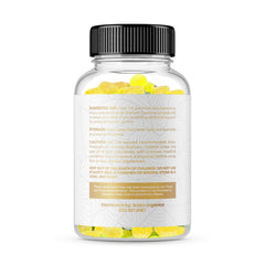 Close-up of Scion Organics gummies focusing on joint support benefits