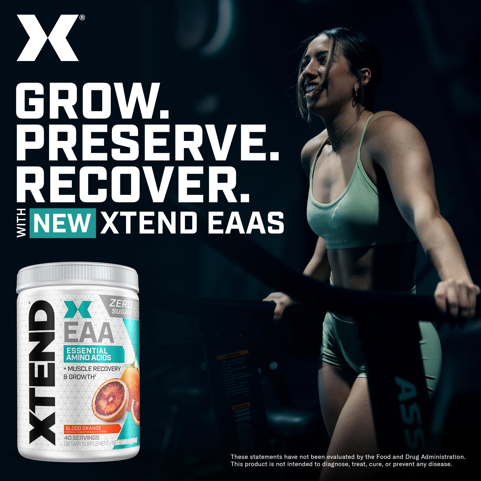 Scivation Xtend EAA powder mixed in water with vibrant flavor