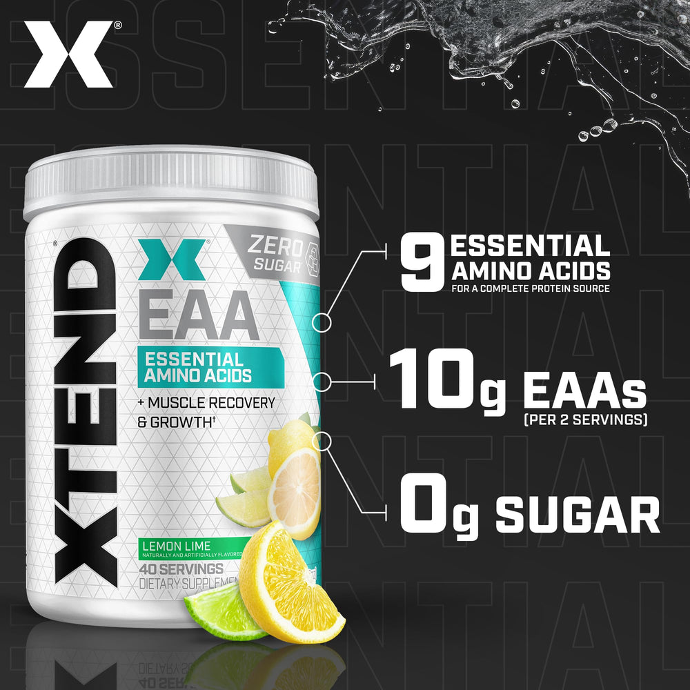 Scivation Xtend EAA powder scoop ready for mixing