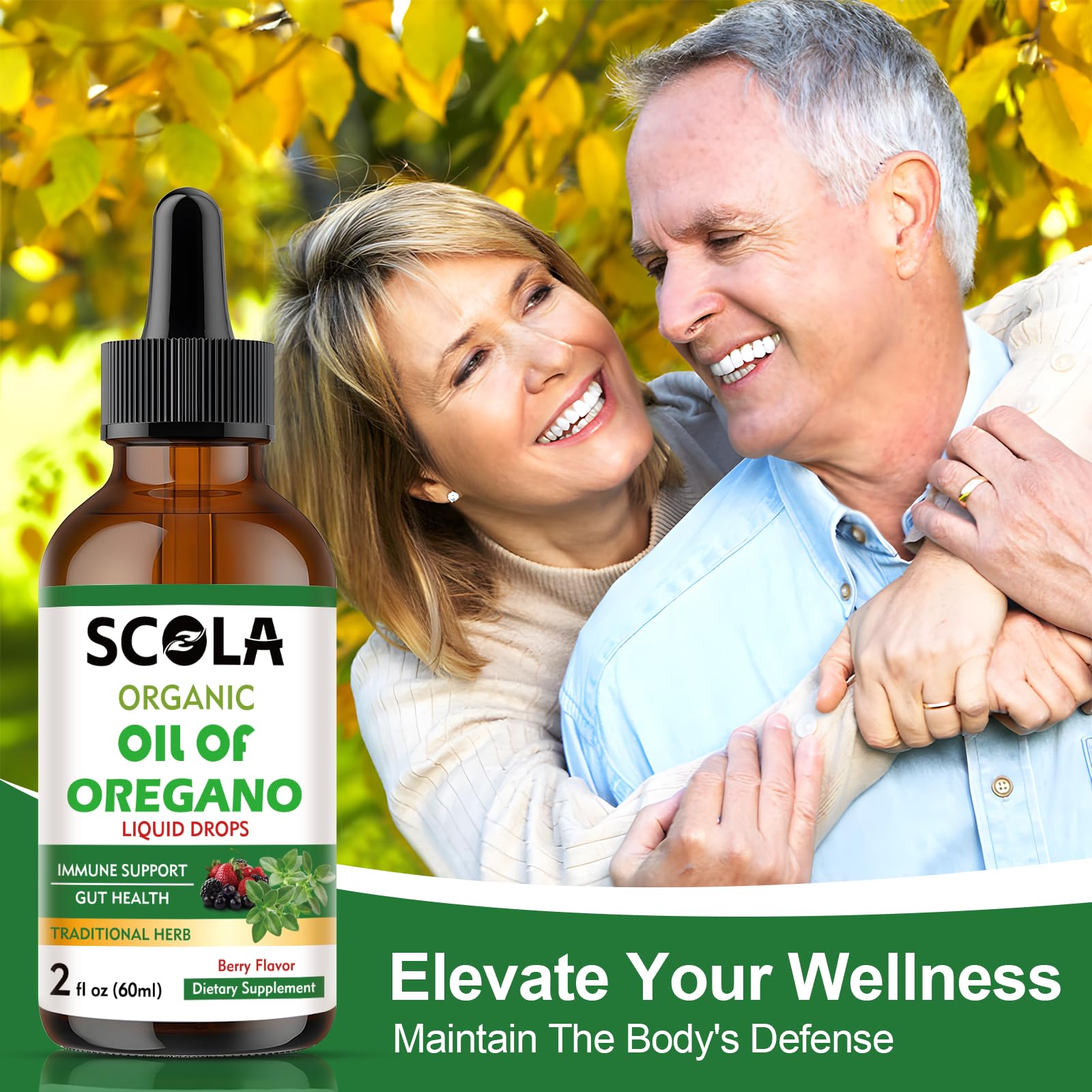 Dropping SCOLA Organics oil of oregano into water demonstrates easy ingestion.