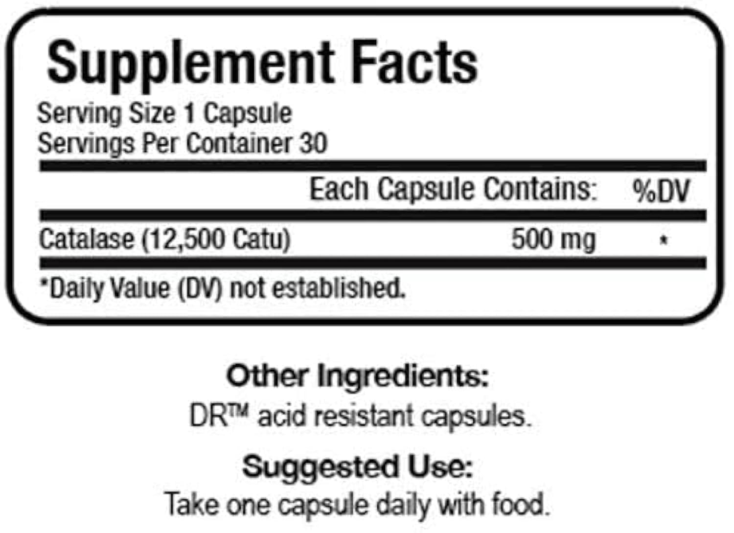 Script Essentials Catalase capsules-inside view suggesting easy daily dosing