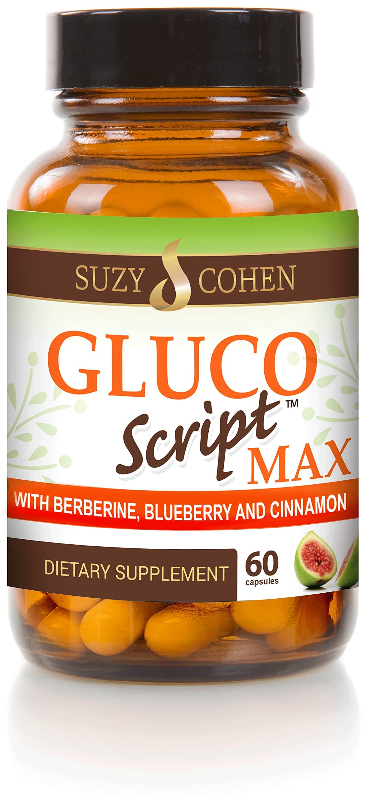 Script Essentials Gluco Script bottle of capsules for daily wellness.