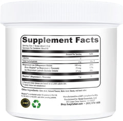 Front label of Script Essentials MagFocus bottle highlights gluten-free and non-GMO.