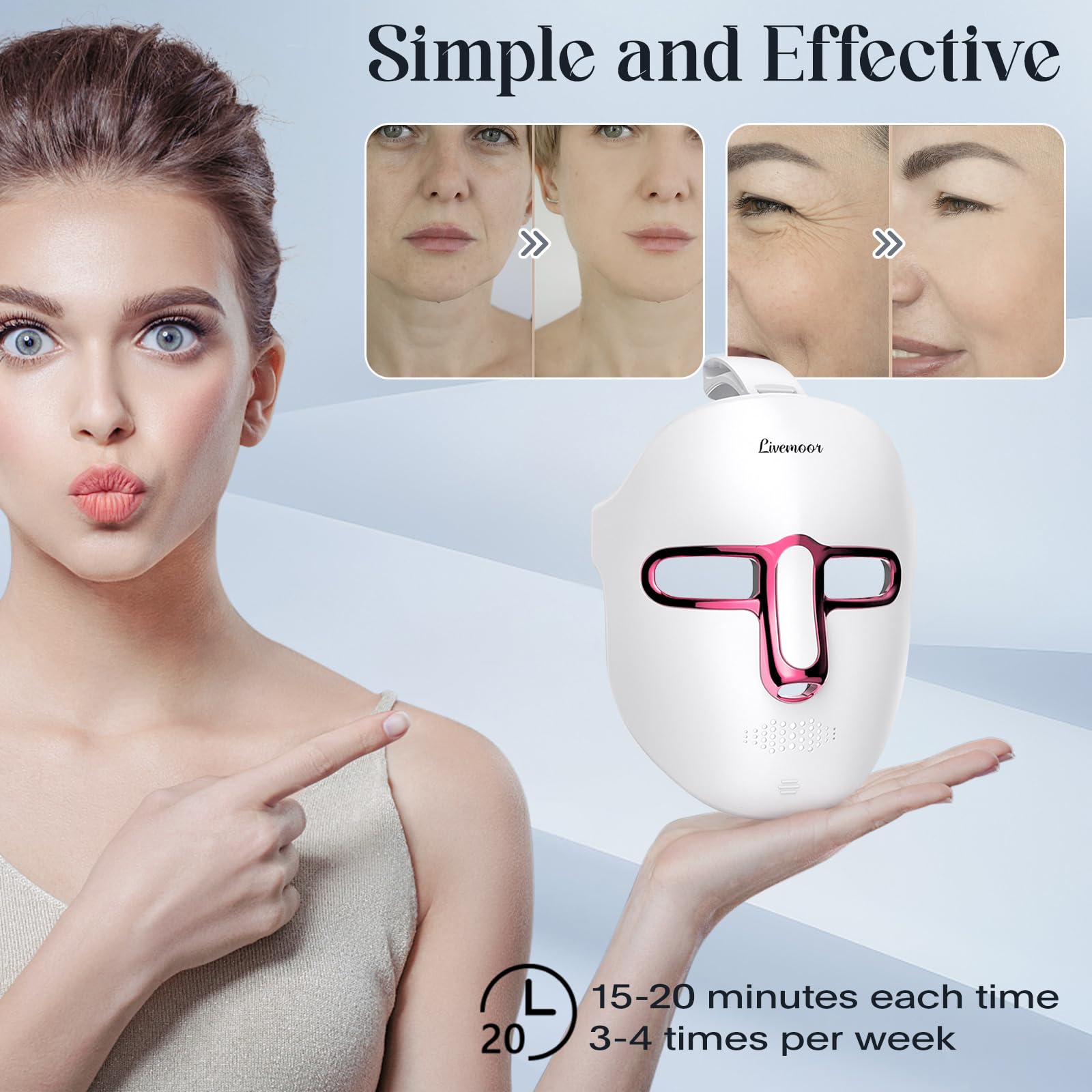 SDKWDH portable light therapy device suitable for travel