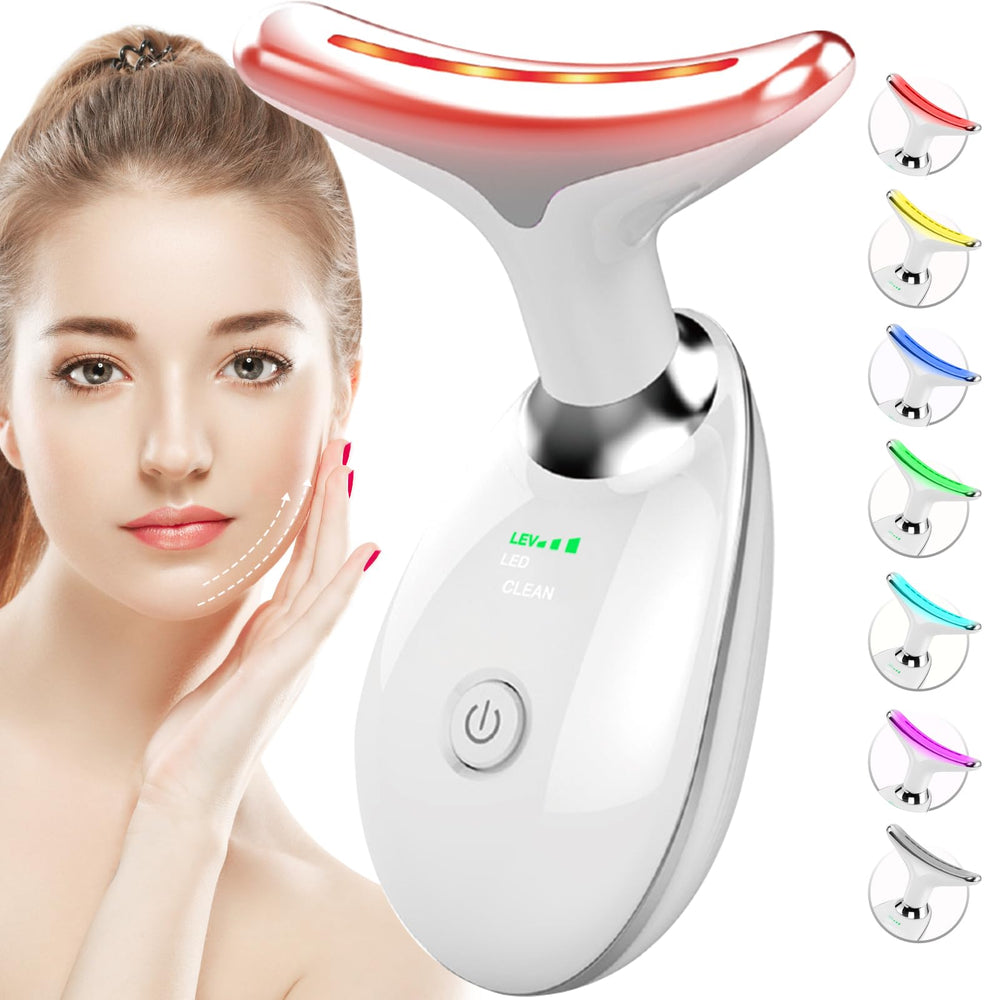SDKWDH red-light therapy for face and neck improves daily skincare routine.