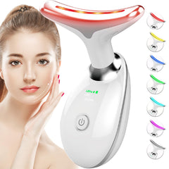 SDKWDH red-light therapy for face and neck improves daily skincare routine.