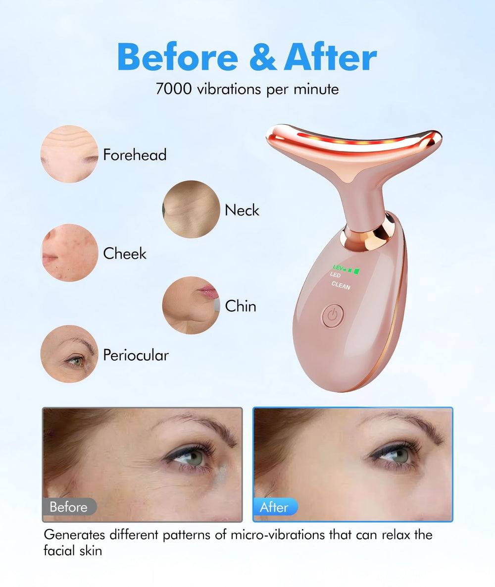 SDKWDH thermal feature activating light therapy for a gentle warming sensation.