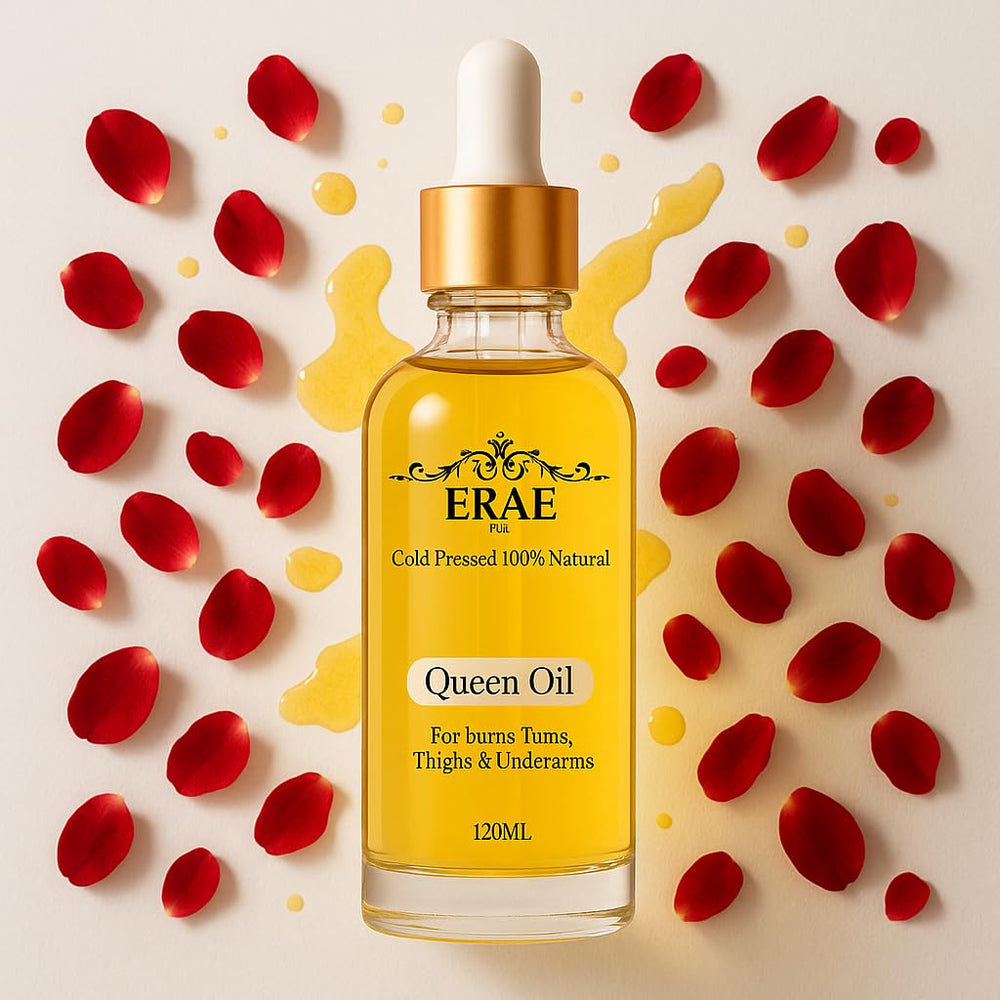SDXJIOGE Erae Queen Oil on skin with a radiant glow.
