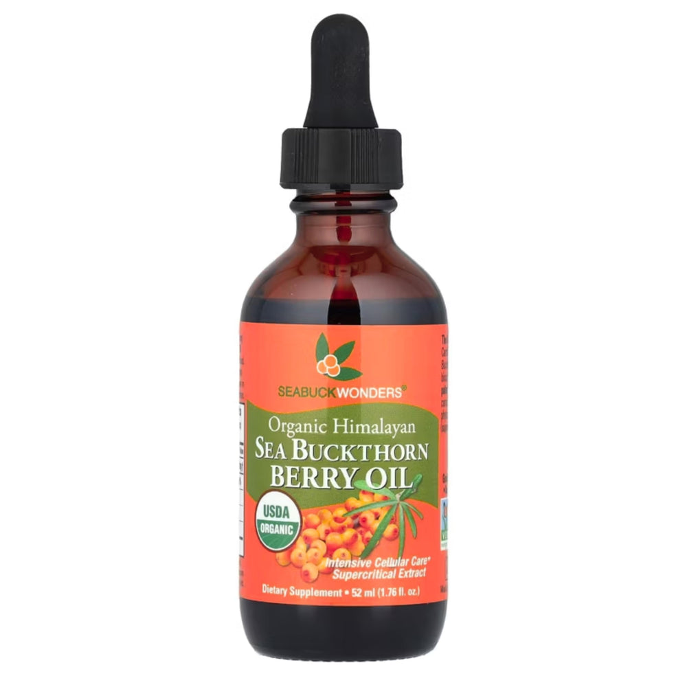 SEABUCKWONDERS Sea Buckthorn Oil bottle for daily skincare and wellness