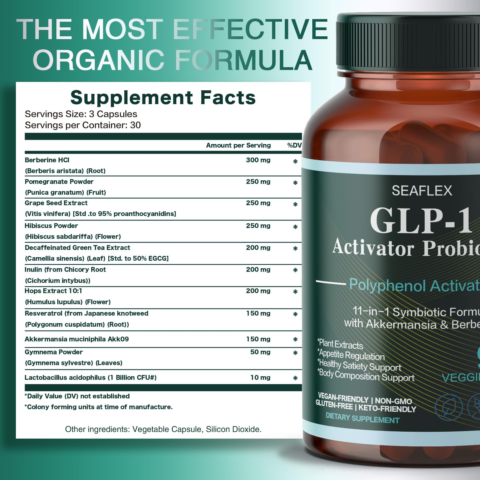 Person takes SEAFLEX GLP-1 before breakfast for daily routine