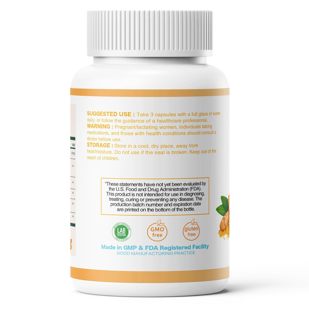 SEAFLEX Turmeric Curcumin 95 120-count box shows convenient, easy-to-use capsules.